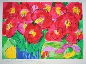 Picture of TING WALASSE "FLOWERS 2"