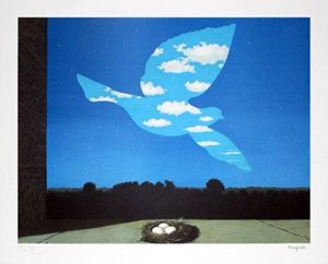 Picture of MAGRITTE RENE "LE RETOUR"